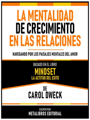 cover image of La Mentalidad De Crecimiento En Las Relaciones--Basado En El Libro Mindset--La Actitud Del Exito De Carol Dweck